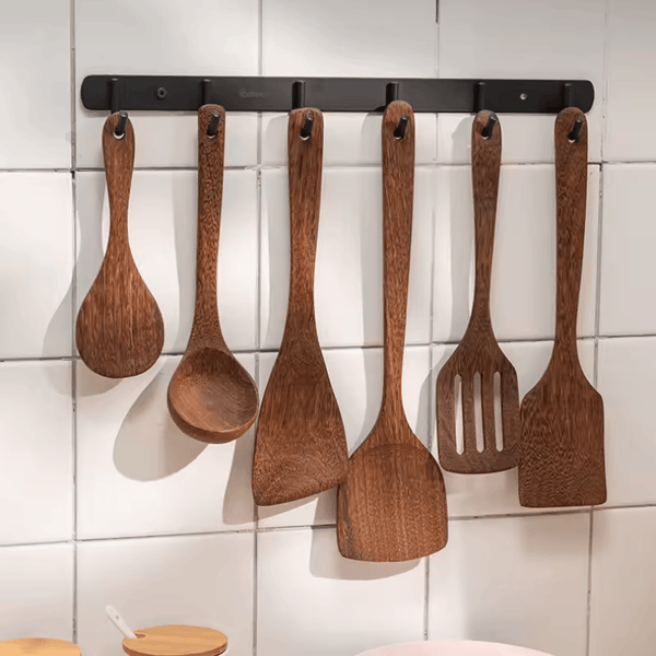 Kitchen Utensils Set Non-Stick Chicken-wing Wood Kitchenware